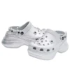 Crocs x SMFK Bae Zueco «Silver Glitter»