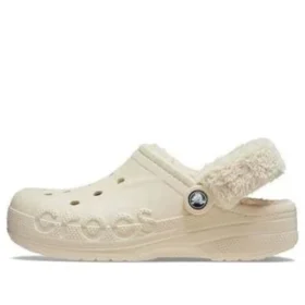 Fuzz-Lined Baya Lined Clog «White»