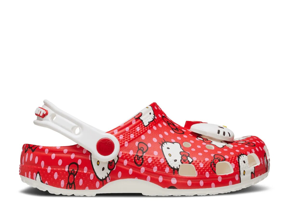 Hello Kitty x Classic Clog para niños pequeños «Red Polka Dots» Hello Kitty x Classic Clog para niños pequeños «Red Polka Dots»