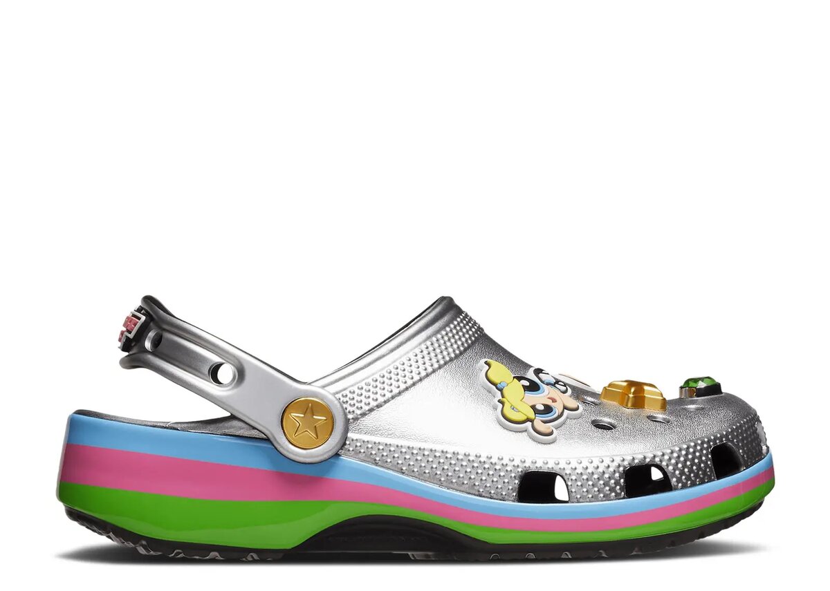 Las Supernenas x Classic Clog para niños «Plata metalizado» Las Supernenas x Classic Clog para niños «Plata metalizado»