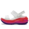 Mega Crush Sandal «Blanco, rojo y morado»