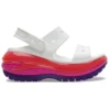 Mega Crush Sandal «Blanco, rojo y morado»
