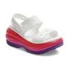 Mega Crush Sandal «Blanco, rojo y morado»