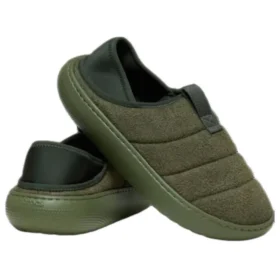 Mocasines clásicos de ante vegano «Army Green»