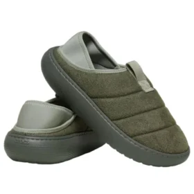 Mocasines clásicos de ante vegano «Galactic Grey»