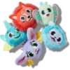 Pack de 5 colgantes Jibbitz «Animales de fantasía peludos»