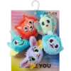 Pack de 5 colgantes Jibbitz «Animales de fantasía peludos»