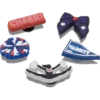 Pack de 5 colgantes Jibbitz «Cheer»