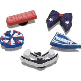 Pack de 5 colgantes Jibbitz «Cheer»