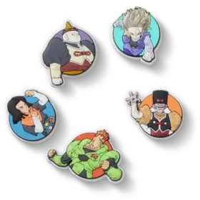 Pack de 5 colgantes Jibbitz™ de Dragon Ball Z
