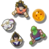Pack de 5 colgantes Jibbitz™ de Dragon Ball Z