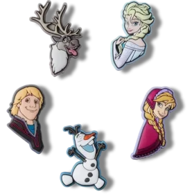 Pack de 5 colgantes Jibbitz™ de Frozen