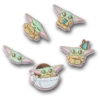 Pack de 5 colgantes Jibbitz™ de Grogu de Star Wars