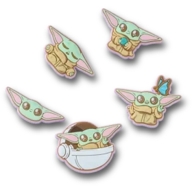 Pack de 5 colgantes Jibbitz™ de Grogu de Star Wars