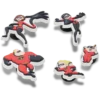 Pack de 5 colgantes Jibbitz™ de «Los Increíbles» de Pixar Pack de 5 colgantes Jibbitz™ de «Los Increíbles» de Pixar