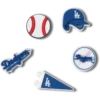 Pack de 5 colgantes Jibbitz™ de los Los Angeles Dodgers de la MLB
