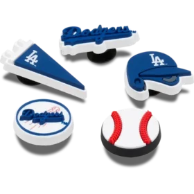 Pack de 5 colgantes Jibbitz™ de los Los Angeles Dodgers de la MLB