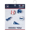 Pack de 5 colgantes Jibbitz™ de los Los Angeles Dodgers de la MLB