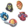 Pack de 5 colgantes Jibbitz de Masters Universe