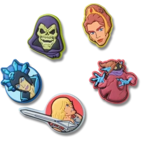 Pack de 5 colgantes Jibbitz de Masters Universe