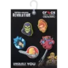 Pack de 5 colgantes Jibbitz de Masters Universe