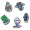 Pack de 5 colgantes Jibbitz™ de personajes de Star Wars™