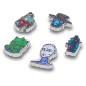 Pack de 5 colgantes Jibbitz™ de personajes de Star Wars™