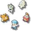 Pack de 5 colgantes Jibbitz de Pokémon Paldea