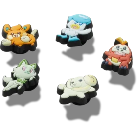 Pack de 5 colgantes Jibbitz de Pokémon Paldea