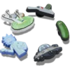 Pack de 5 colgantes Jibbitz de Rick y Morty