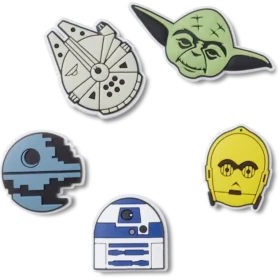 Pack de 5 colgantes Jibbitz de Star Wars