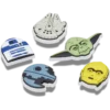 Pack de 5 colgantes Jibbitz de Star Wars