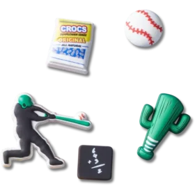 Pack de 5 colgantes Jibbitz «Equipo de béisbol»