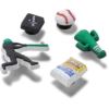 Pack de 5 colgantes Jibbitz «Equipo de béisbol»