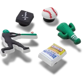 Pack de 5 colgantes Jibbitz «Equipo de béisbol»