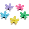 Pack de 5 colgantes Jibbitz «Flower Power»