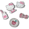 Pack de 5 colgantes Jibbitz «Hello Kitty Elevated»