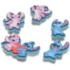 Pack de 5 colgantes Jibbitz™ para zapatos de Disney con Stitch y Angel Pack de 5 colgantes Jibbitz™ para zapatos de Disney con Stitch y Angel