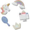 Pack de 5 colgantes Jibbitz «Pretty Princess»