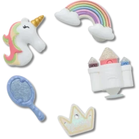 Pack de 5 colgantes Jibbitz «Pretty Princess»