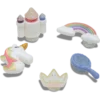 Pack de 5 colgantes Jibbitz «Pretty Princess»