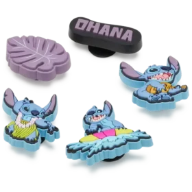 Pack de 5 colgantes Jibbitz «Stitch Tropical»
