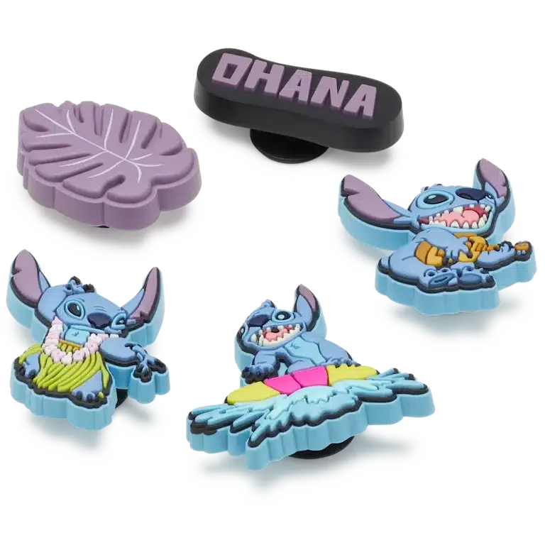 Pack de 5 colgantes Jibbitz «Stitch Tropical» Pack de 5 colgantes Jibbitz «Stitch Tropical»