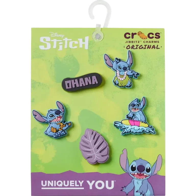 Pack de 5 colgantes Jibbitz «Stitch Tropical» Pack de 5 colgantes Jibbitz «Stitch Tropical»