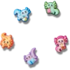 Pack de 5 colgantes Jibbitz «Tiny Axolotls»