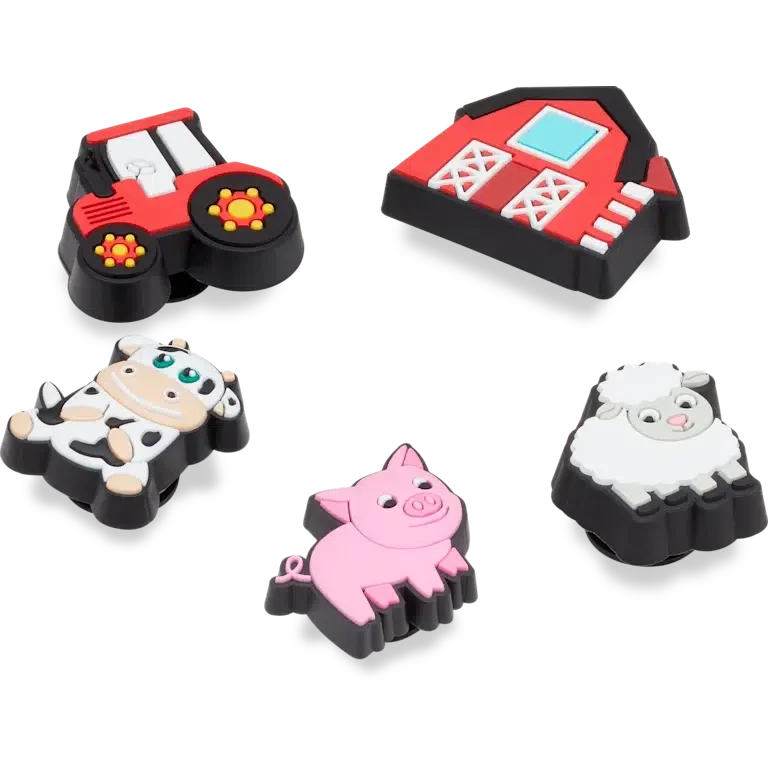 Pack de 5 colgantes para zapatos Jibbitz™ «Animales de granja monísimos» Pack de 5 colgantes para zapatos Jibbitz™ «Animales de granja monísimos»