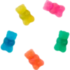 Pack de 5 colgantes para zapatos Jibbitz «Candy Bear»
