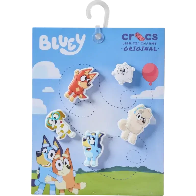 Pack de 5 colgantes para zapatos Jibbitz™ de Bluey Pack de 5 colgantes para zapatos Jibbitz™ de Bluey