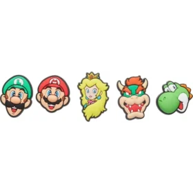 Pack de 5 colgantes para zapatos Jibbitz™ de Super Mario™