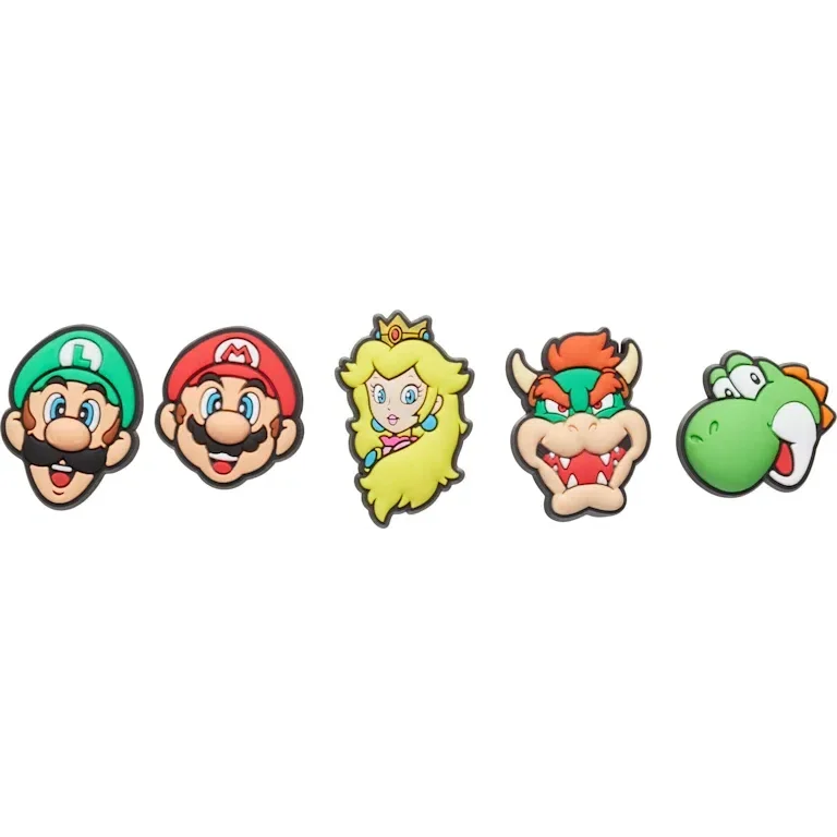 Pack de 5 colgantes para zapatos Jibbitz™ de Super Mario™ Pack de 5 colgantes para zapatos Jibbitz™ de Super Mario™